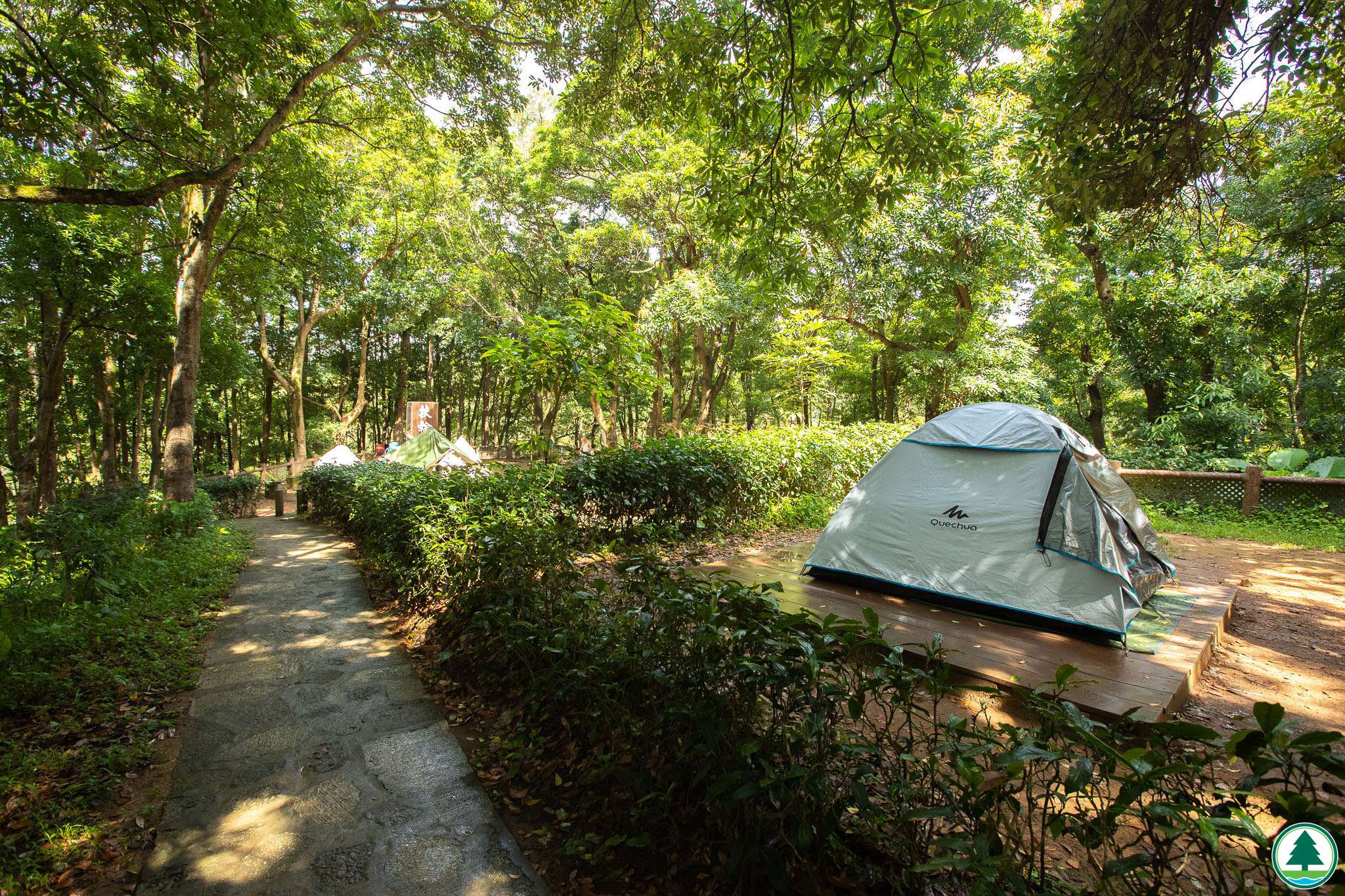 Designated campsite